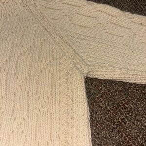 Cozy Cream Cable Knit Sweater